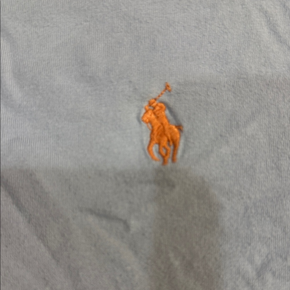 Polo by Ralph Lauren Men's Light Blue Tee - Picture 2 of 3